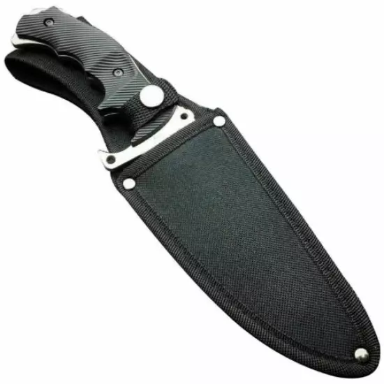 11" Tactical Full Tang Military Hunting Covert Combat Survival Knife With Sheath