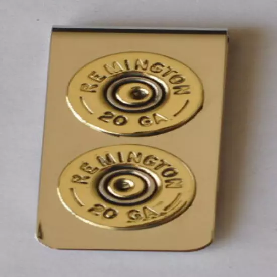 Remington 20 Gauge Double Shotgun Shell Money Clip Trap Shooting Sporting Clays