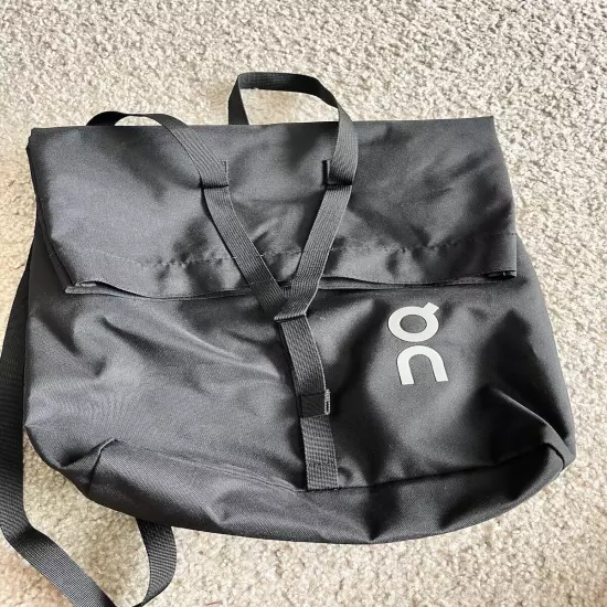 On Cloud Black Unisex Running Ambassador Pack Tote Bag Backpack