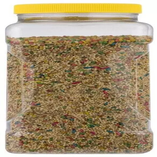 NEW 3-D Pet Products Premium Parakeet Bird Food, Seeds; 5 lb. Jar