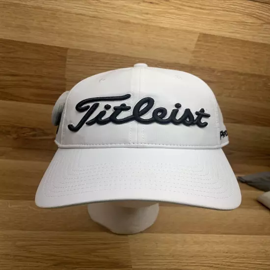 Titleist Hat Tour Performance Golf Cap Adjustable Clasp Closure NHSGA FJ Footjoy