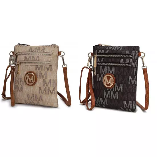 nWT MKF Collection Valerie Signature M Crossbody Bag. MU6355