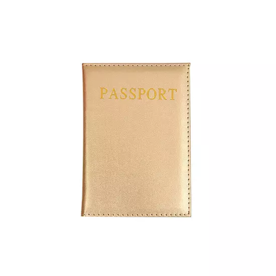 PU Leather Passport Cover Case Travel ID Card Ticket Passport Holder Protector