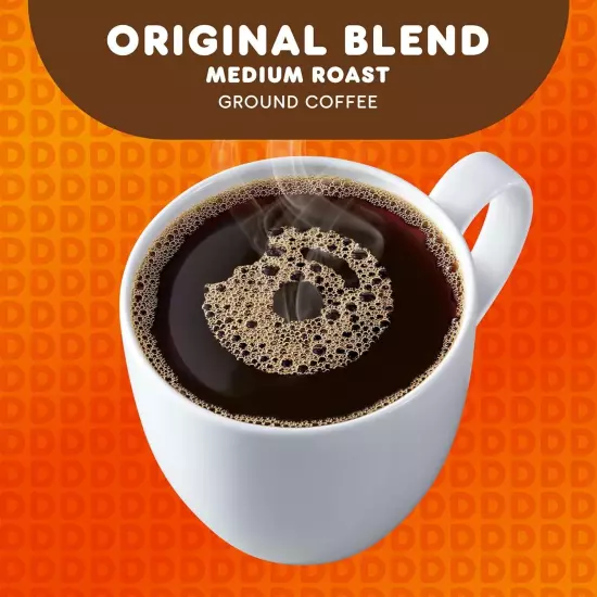 Dunkin' Original Blend Medium Roast Ground Coffee, 30 Ounce