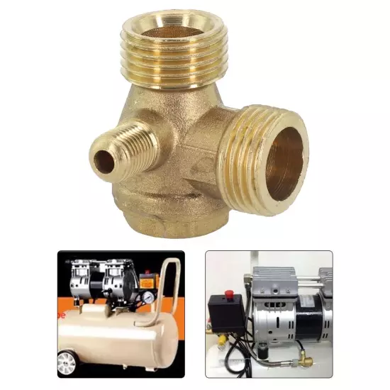 Reliable Copper Check Valve for Air Compressor Easy Installation 20x20x10mm