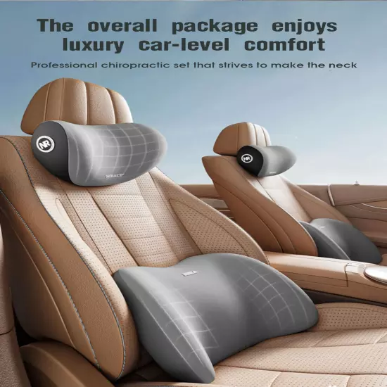 Car Headrest Lumbar Support Lumbar Cushion Backrest Lumbar Car Neck Pillow