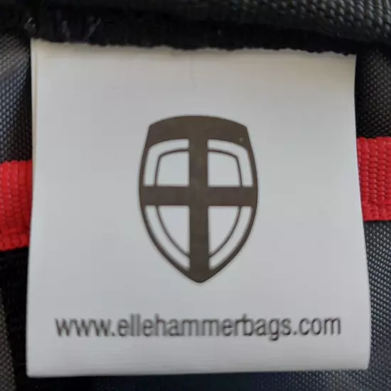 Ellehammer bag, travel document organizer, new with worn emblem, Denmark