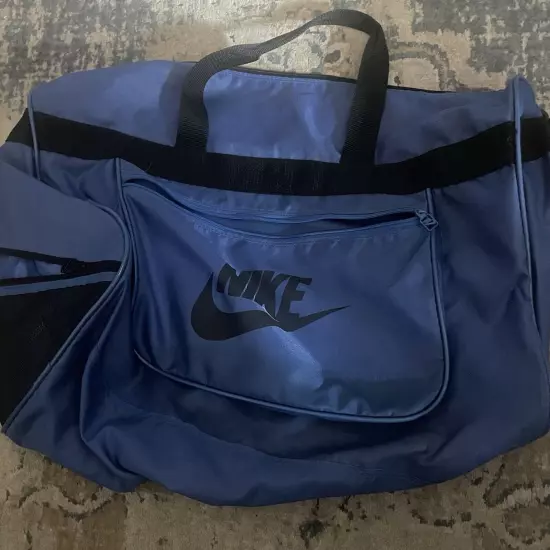 Vintage Nike Blue Gym Bag Duffel Bag