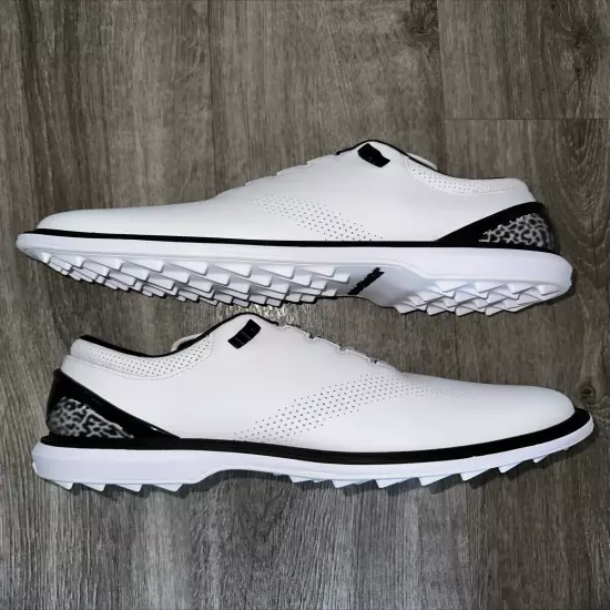 Nike Air Jordan ADG 4 Golf Shoes Cleats White Black DM0103-110 Men's Size 9