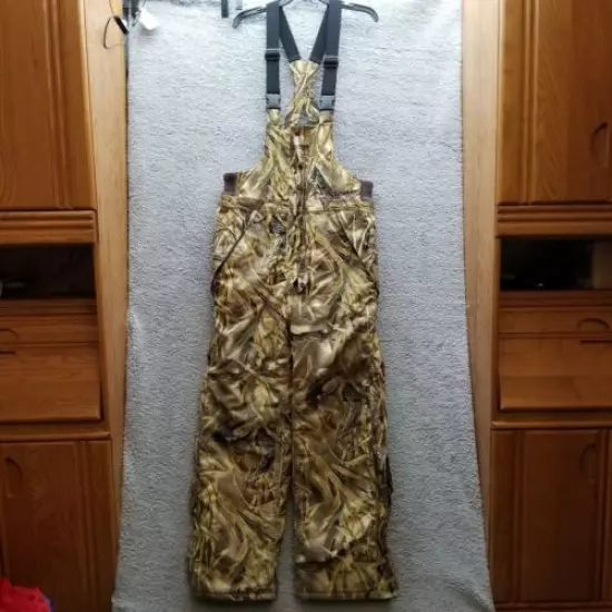 Cabelas Dry Plus Bibs Large Advantage Thermolite Plus Wetlands Men's Medium.