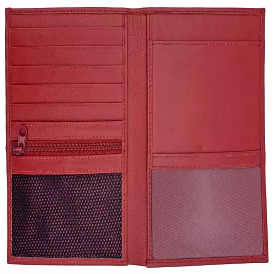 RFID Blocking Genuine Leather Travel Passport Wallet Holder