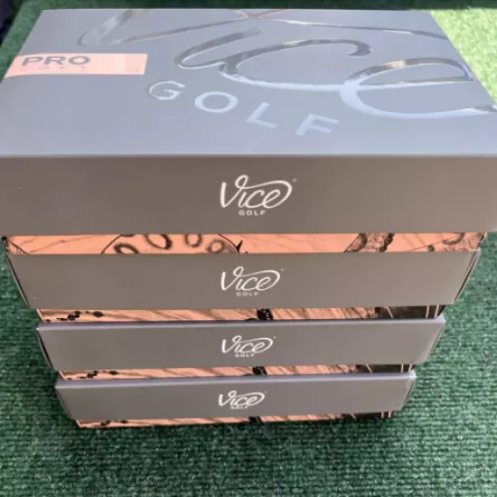 New 2020 VIce Golf Pro Soft Golf Balls 4 Dozen Light Pink Beer’d Brewing Logo