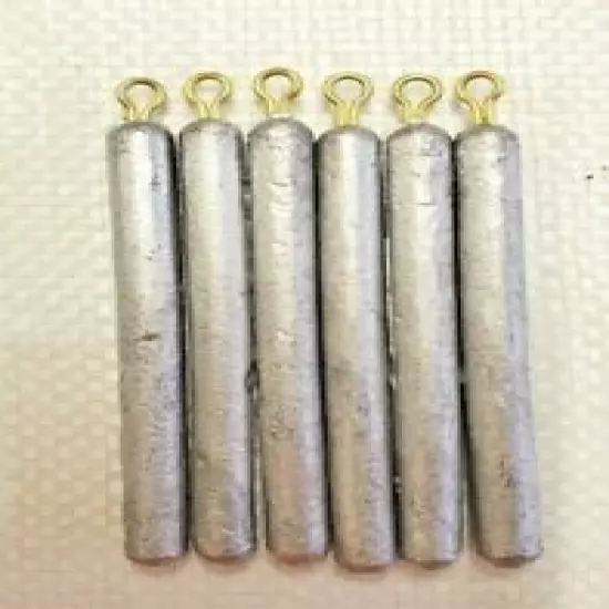 (35) 1.5oz Pencil Sinkers - Lead Fishing Weights - Free Shipping