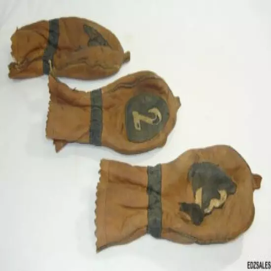 Vintage Leather Golf Club Head Covers 1 2 3