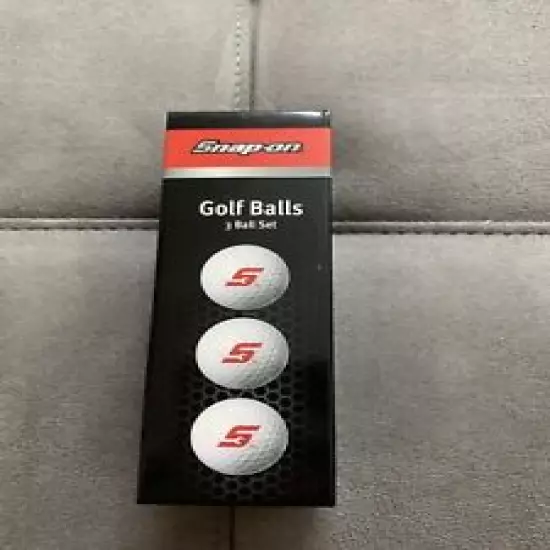 Snap On Tools Golf Balls Red S Logo (3pack)