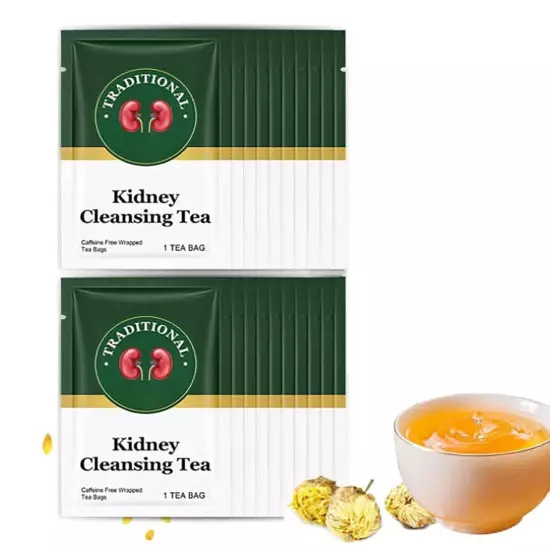 Kidney Cleansing Tea - Organic Traditional Healthy For Men 20 Bags/Box