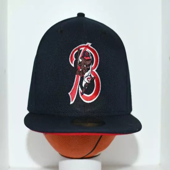 BUFFALO BISONS NAVY RED EDITION NEW ERA FITTED HAT - SIZE 7 1/2