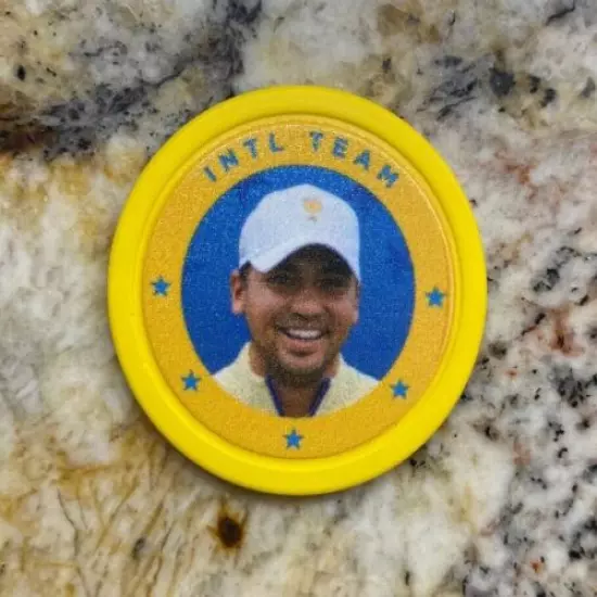 NEW RARE The Presidents Cup 2017 INTL Jason Day Golf Ball Marker Chip Liberty