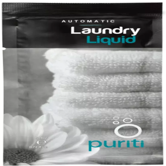 BULK 500 x Puriti Laundry Liquid Sachet | Bnb Supplies