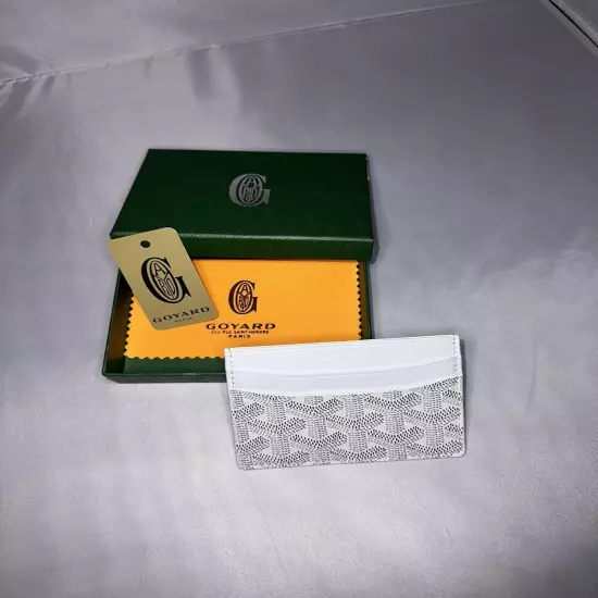 Goyard Saint Card Holder - White