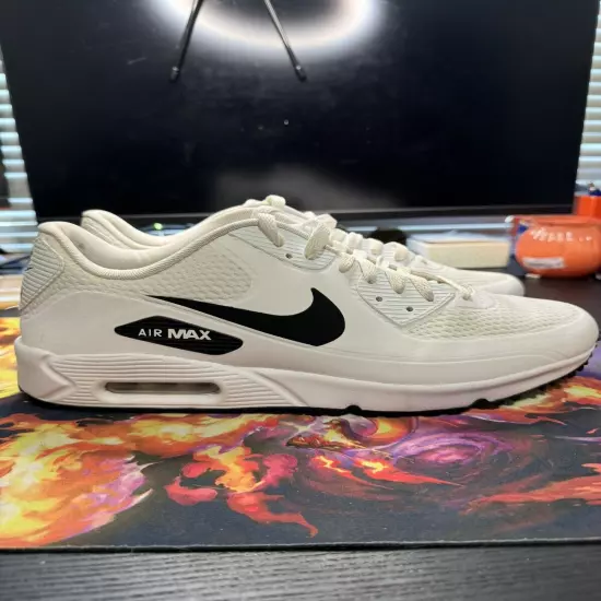 Size-11 NIKE AIR MAX 90 G "Spike less GOLF CLEATS WHITE