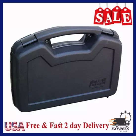 Handgun Gun Pistol Revolver Hard Case Bag Box Storage Lockable Foam Insert Carry