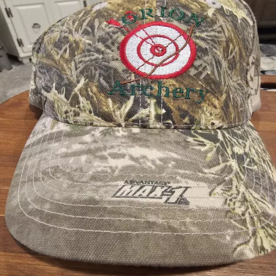 Camo Orion Archery Strap Back Hat Cap