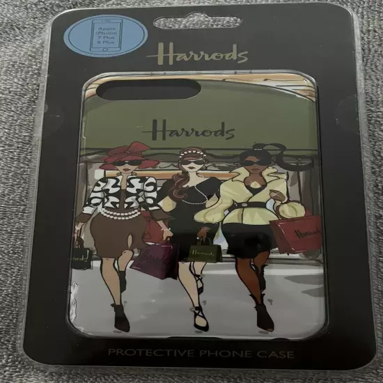 Harrods London Fashion iPhone 7 Plus/ 8 Plus Protective Phone Case BRAND NEW