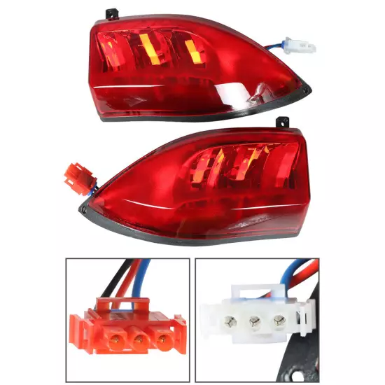 For Club Car Precedent Golf Cart LED Headlight Tail Light Kit 2004-2008