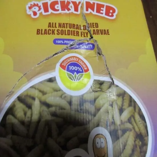 Picky Neb Non-GMO Dried Black Soldier Fly Larvae 10 lb for Chickens