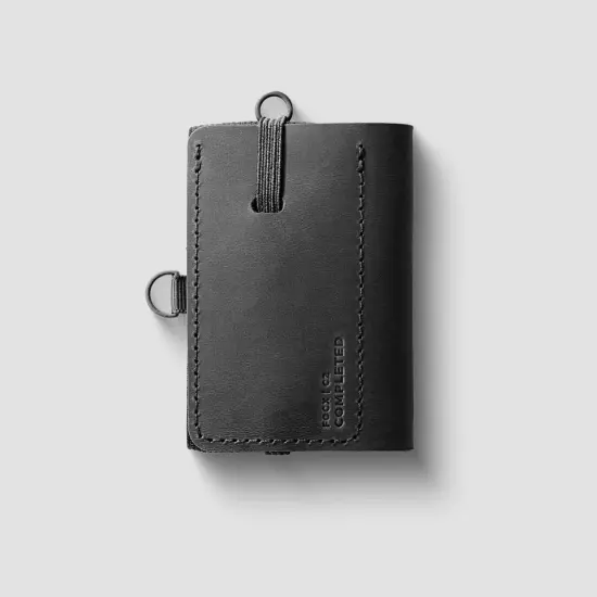 C2 Advanced (Black) - Premium Minimalist Smart Wallet with RFID Protection and N