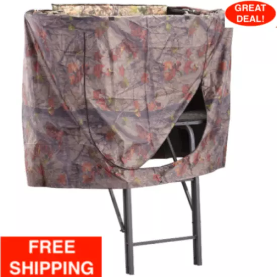 Universal Hunting Tree Stand Blind Hunt Shoot Outdoor Sports Conceal Dense Camo