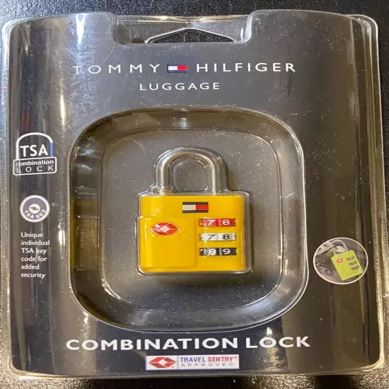 Tommy Hilfiger Luggage Lock, Combination Lock Yellow, $18 .99