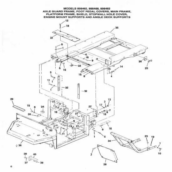 Cushman Body, Brakes, Chassis Parts Manual for Haulster 832971 - Digital Format