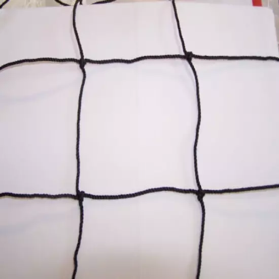 12' x 10' BLACK SQUARE MESH NYLON NETTING 4" #36 VOLLEYBALL BASKETBALL BARRIER