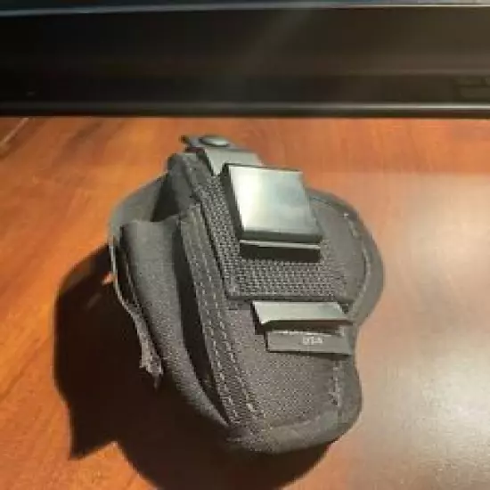 32 mm Gun Holster with extra clip slot