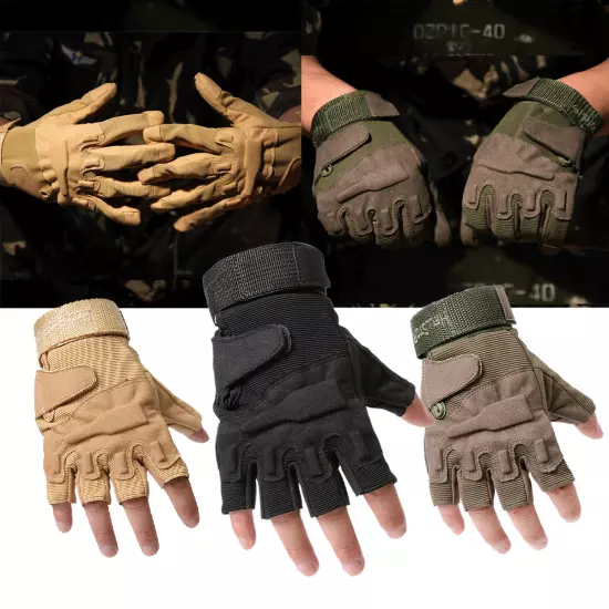 Tactical Airsoft Shooting Hunting Gloves Military Combat Full/Half Finger Gloves