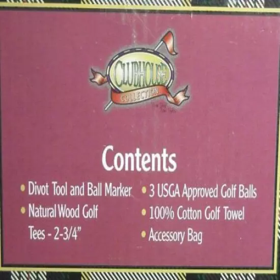 Golfers Bucket Of Gifts Club House Collection NIB