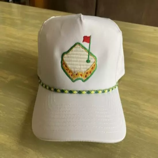 NEW SOLD OUT 2022 Pins and Aces Masters Augusta Golf Hat Pimento Cheese Sandwich