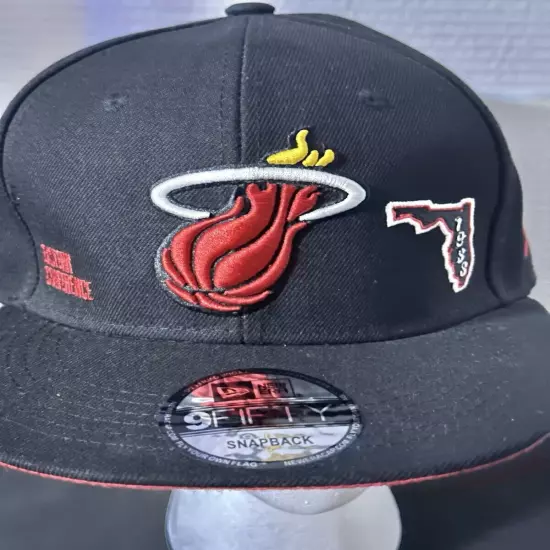 New Era 59FIFTY Miami Heat Snapback Cap Hat