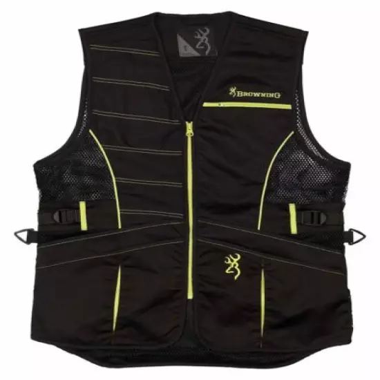 Browning Women's Ace Shooting Vest-Black/Volt