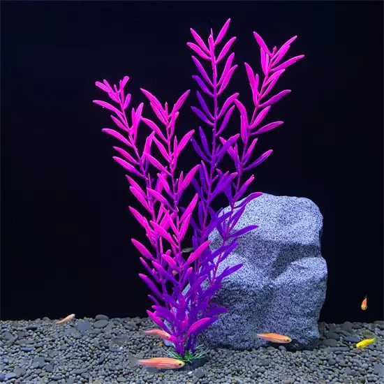 1 PC Micro Landscape Decoration Plastic Aquatic Plants Fish Tank Landscaping ➳