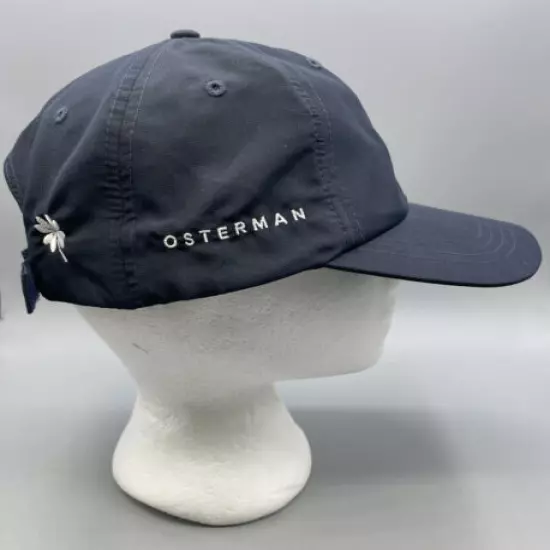 Ahead USA Golf Hat Classic Cut Cap Blue OSTERMAN MA Tournament Strapback UPF 50+