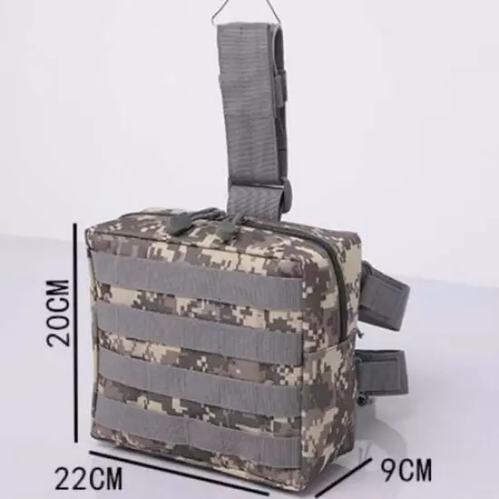 Tactical Drop Leg Bag Thigh Fanny Pack Outdoor Waist Belt Bag Cycling Camping