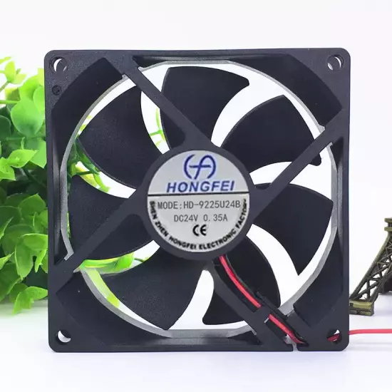 1pc new fan freeship HD-9225U24B RUNDA RD9225S24H 24V HONGFEI 92*92*25