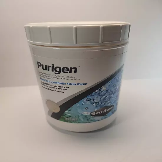 Seachem Purigen 2 Liters Premium Synthetic Filter Resin Removes Organic Waste