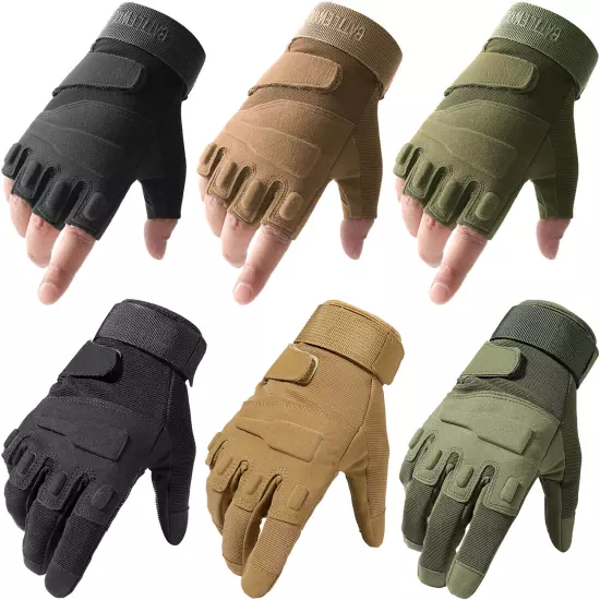 Tactical Airsoft Shooting Hunting Gloves Military Combat Full/Half Finger Gloves