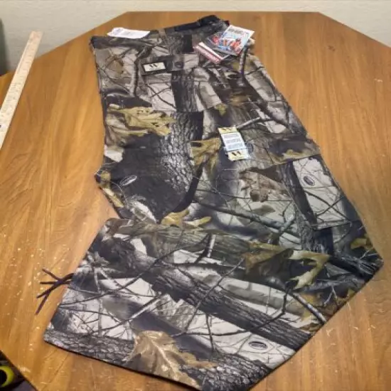 NEW Walls RealTree Hardwood Camo Whisper Soft Hunting Pants 46x 32” 2XL