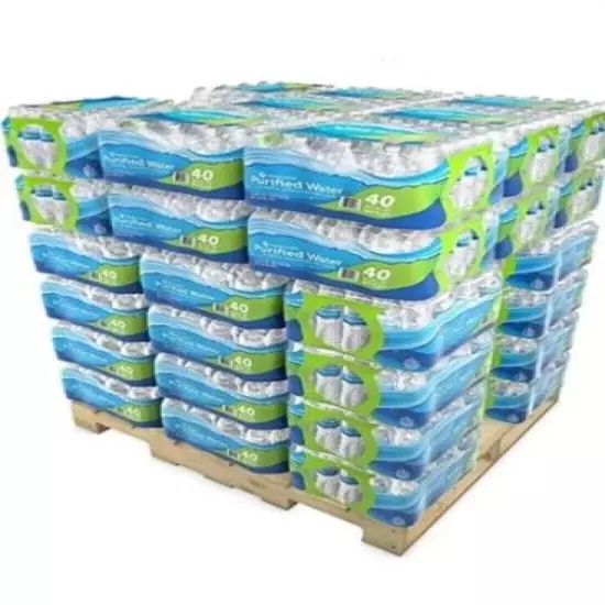 HUGE SALE WATER PALLETS Discounted! Bottled water 16.9 ounces, Sam’s club water