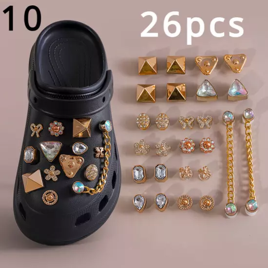 Pearl Shoes Flower Buckle for Crocs Shoes Accessories Detachable DIY Decoration